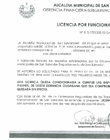 Licencia por funcionamiento